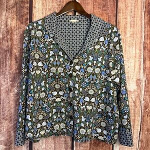 Vera Bradley Multicolor Floral Button Down Shirt